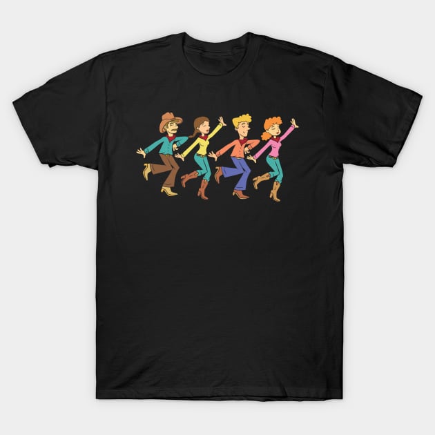 Line Dance Team T-Shirt by Shirtbubble